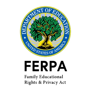 FERPA compliance badge, U.S. Department of Education