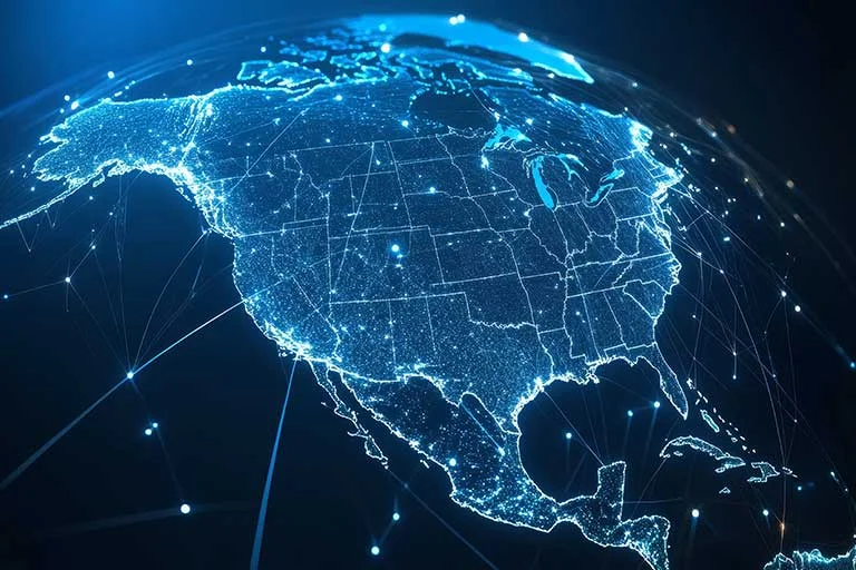 Full North American Time Zone Coverage