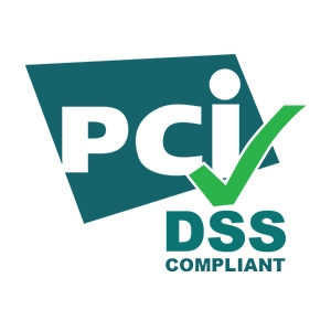 PCI DSS Compliant badge